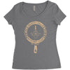 mystery club Women's Triblend Scoop T-shirt