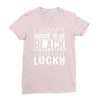 i didn't choose to be black Ladies Fitted T-Shirt