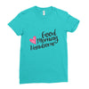 good morning handsome Ladies Fitted T-Shirt