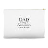 dad a sons first hero Accessory Pouches