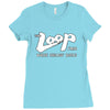 the loop where Chicago rocks 97.9 fm 98 fm radio station Ladies Fitted T-Shirt