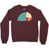 fibonacci golden ratio colorful Crewneck Sweatshirt
