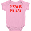 pizza is my bae ringer Baby Onesie