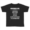 Super November Girl Toddler T-shirt