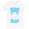 sad boy Ladies Fitted T-Shirt