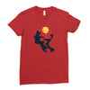 Night Think Ladies Fitted T-Shirt