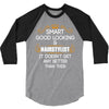 Smart Good Looking Hairstylist Doesnt Get Better Than 3/4 Sleeve Shirt