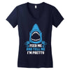 Feed Me And Tell Me I Am Pretty V-neck tee