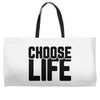 Choose Life Weekender Totes