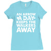 an arrow a day zombie dary Ladies Fitted T-Shirt