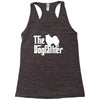 the dogfather american eskimo dog white Racerback Tank