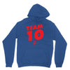 team 10 red Unisex Hoodie