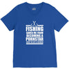 fishing t shirt funny fishing V-Neck Tee
