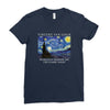 Vincent Van Gogh The Starry Night Ladies Fitted T-Shirt