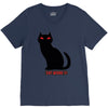 cat V-Neck Tee