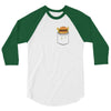 Pocket Burger 3/4 Sleeve Shirt