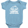 This Guy Loves Camping With His Friend Baby Onesie
