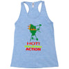 hot grill on grill action Racerback Tank