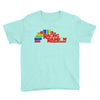 racing rainbow Youth Tee