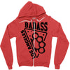 badass la Zipper Hoodie