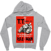 vintage tt race poster, ideal gift or birthday present Zipper Hoodie