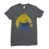 ugly lego drink coffee Ladies Fitted T-Shirt