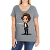 i know Ladies Curvy T-Shirt