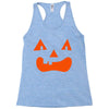 fun face pumpkin Racerback Tank