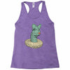 elizabethan dilophosaurus Racerback Tank