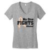 No One Fights Alone Women's V-Neck T-Shirt