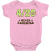 never remember Baby Onesie