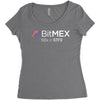 100x or gtfo bitmex edition white logo Women's Triblend Scoop T-shirt
