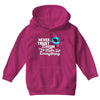 never trust an atom, they make up everything Youth Hoodie