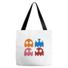 cool retro 80s pacman ghosts video games Tote Bags