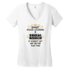 Smart Good Looking Social Worker Doesnt Get Better Than Women's V-Neck T-Shirt