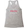 i'm a writer what's your superpower Racerback Tank