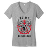 be my beelze bud Women's V-Neck T-Shirt