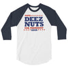 vote deez nuts 3/4 Sleeve Shirt