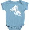 roller skate funny Baby Onesie