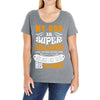 My Son Is Super Awesome His Stepdad Ladies Curvy T-Shirt