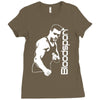 van dammeexpendables film Ladies Fitted T-Shirt