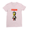 nobody likes him Ladies Fitted T-Shirt