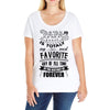 My Papa is Totally My Most Favorite Guy Of All Time Ladies Curvy T-Shirt
