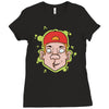 hip hop guy Ladies Fitted T-Shirt