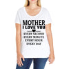I Love You Mother Ladies Curvy T-Shirt