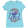lucky scottie Ladies Fitted T-Shirt