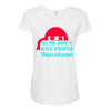 guns dont kill people Maternity Scoop Neck T-shirt