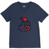 candy cane cat V-Neck Tee
