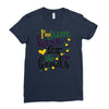 i'm just here for the beads Ladies Fitted T-Shirt