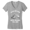 vater und sohn Women's V-Neck T-Shirt
